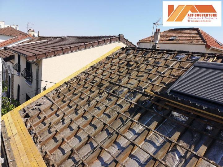 Surélévation de toiture Courbevoie