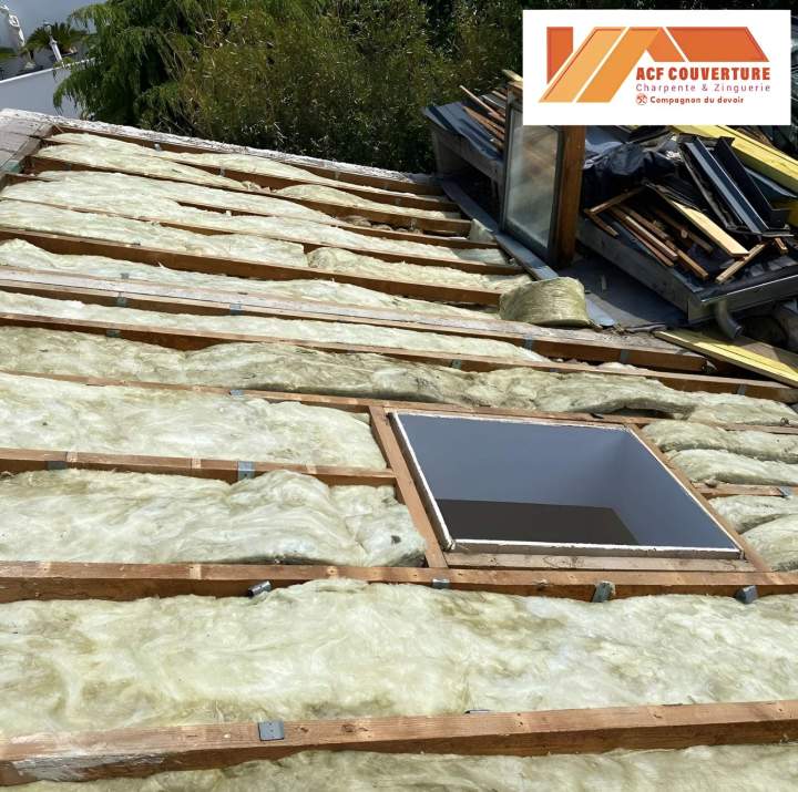 Travaux d'isolation de toiture Courbevoie